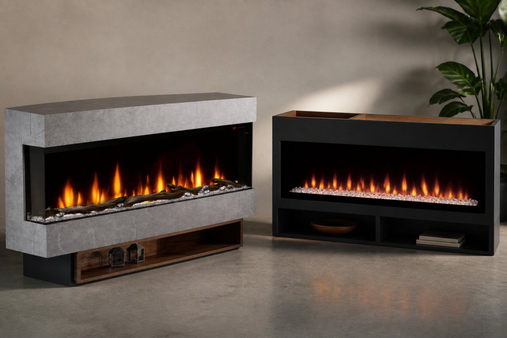 Modern Blaze vs Luxury Fire: Premium Electric Fireplaces Compared