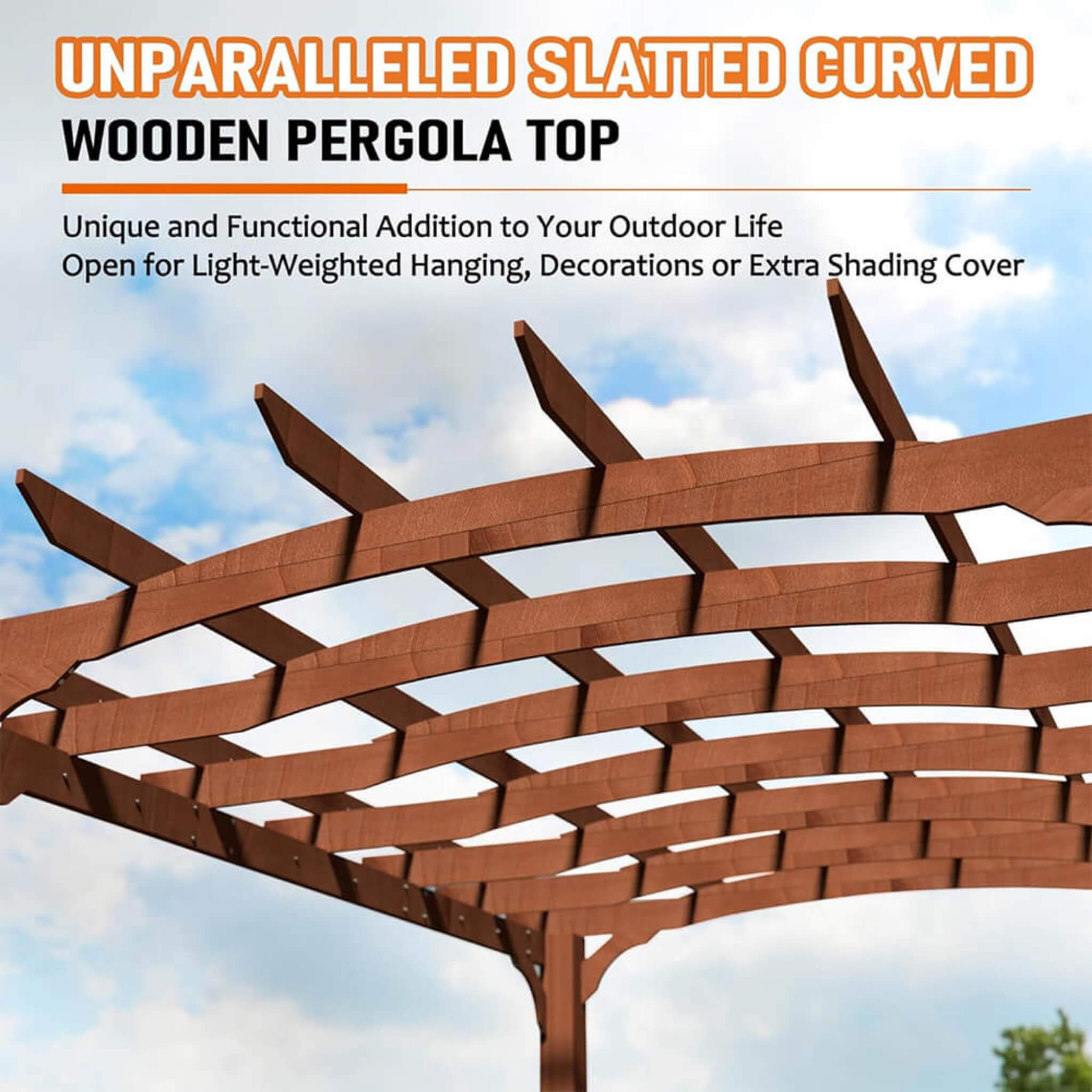All-Season Backyard Patio Cedar Wood Gazebo Pergola
