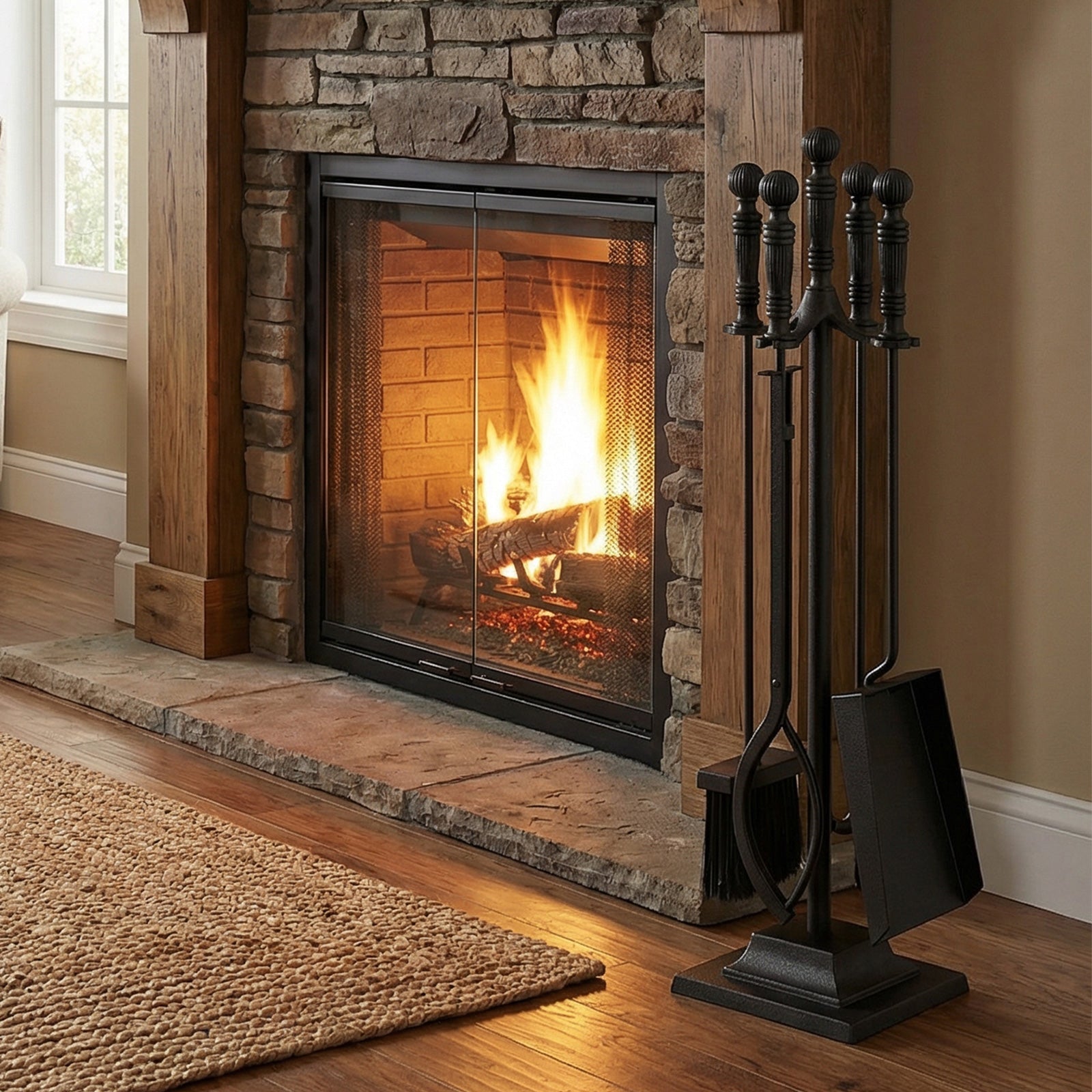 Fireplace Tool Set Indoor and Outdoor