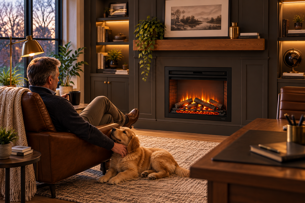 Napoleon Element 36" Built-in Electric Fireplace