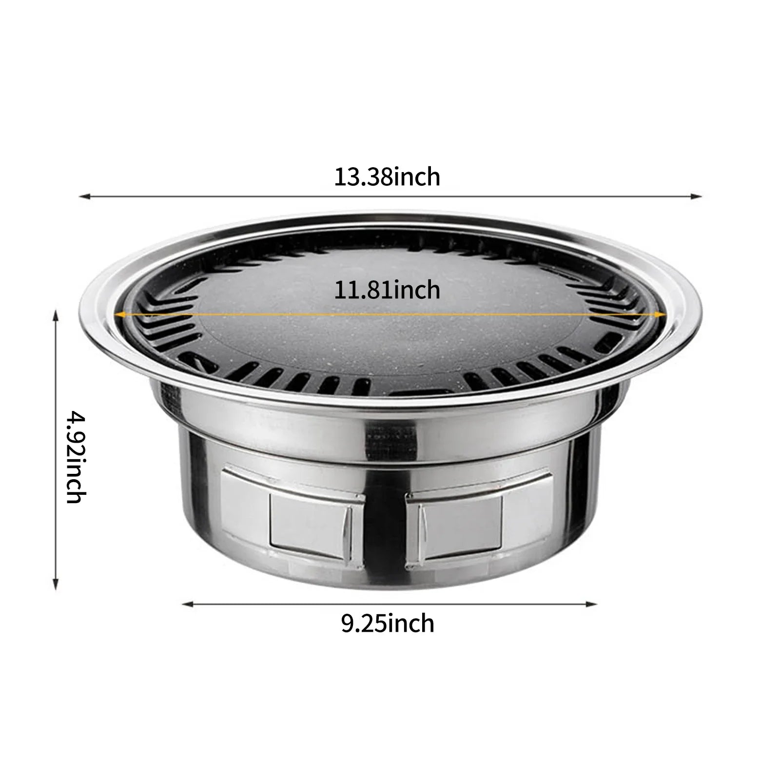 13Inch Korean BBQ Grill Multifunctional Charcoal Barbecue Grilll Stove