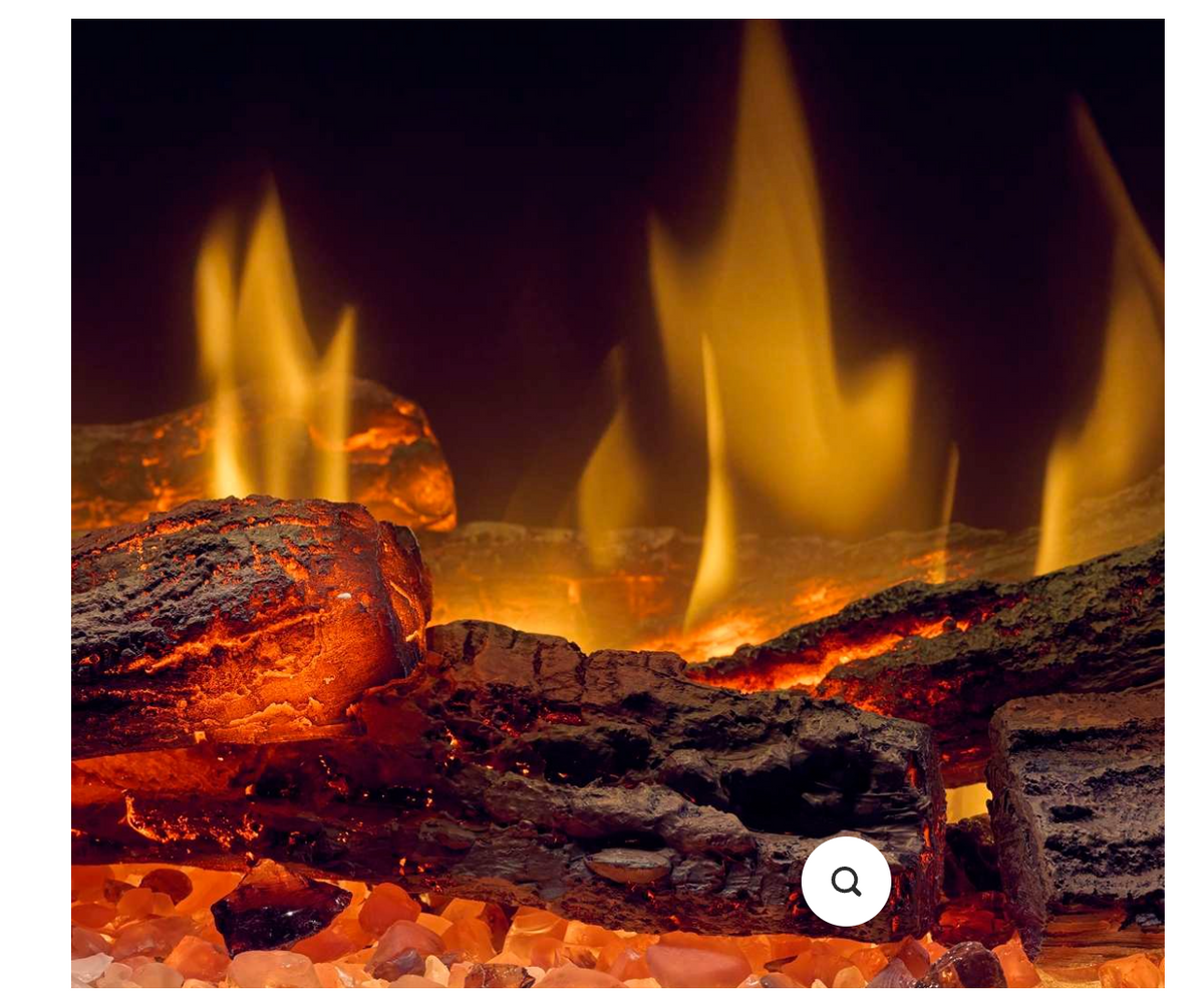 closse up of the flame and logs