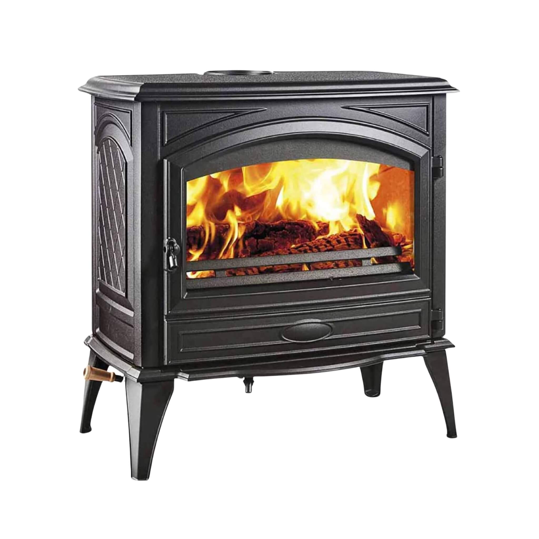 Wood Burning Cast Iron Stove Fireplace