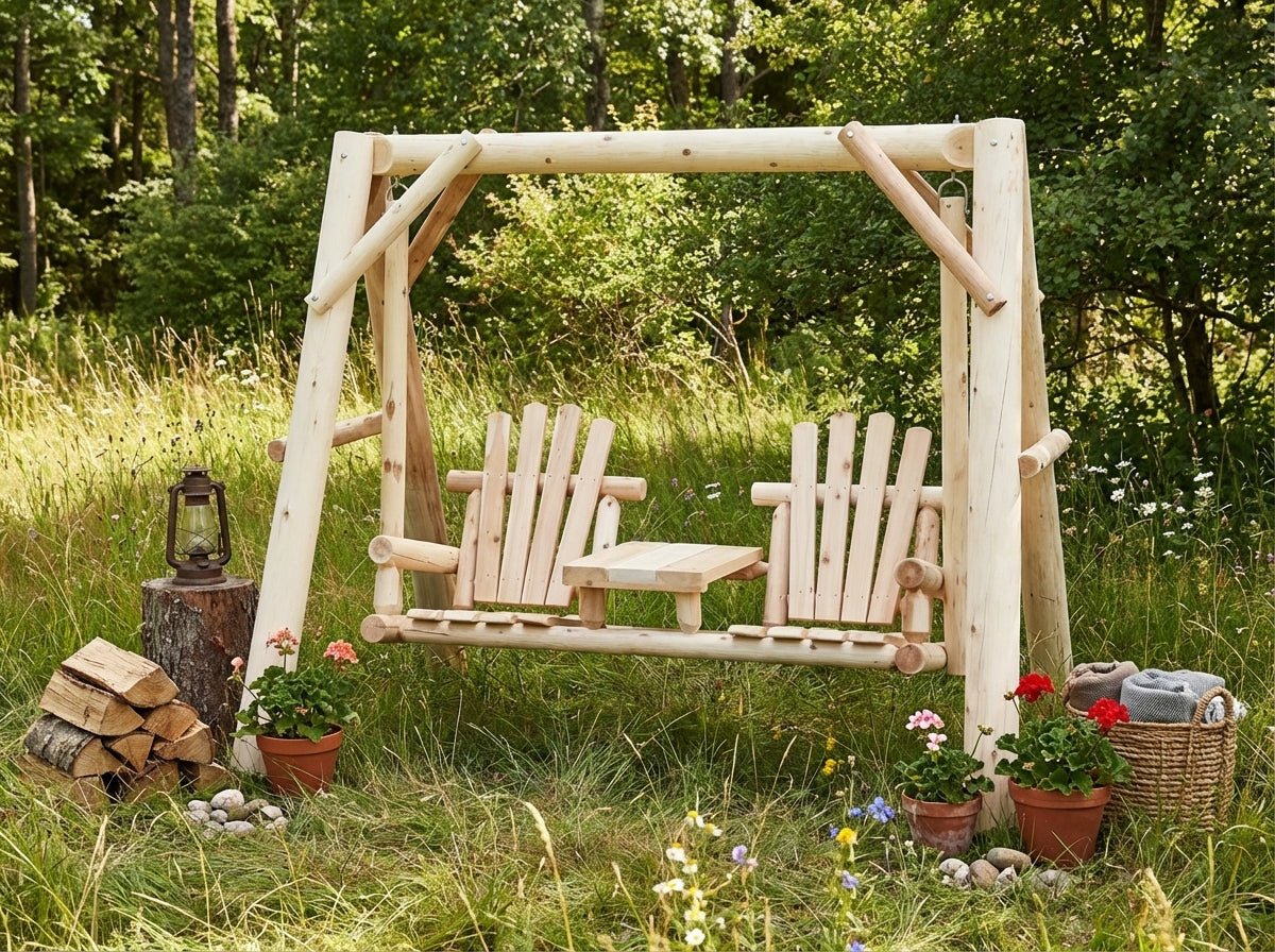 Wooden Swing for Your Garden