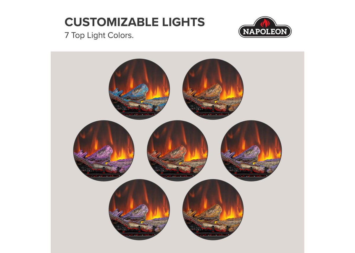 promotional chart showing 7 top light color options