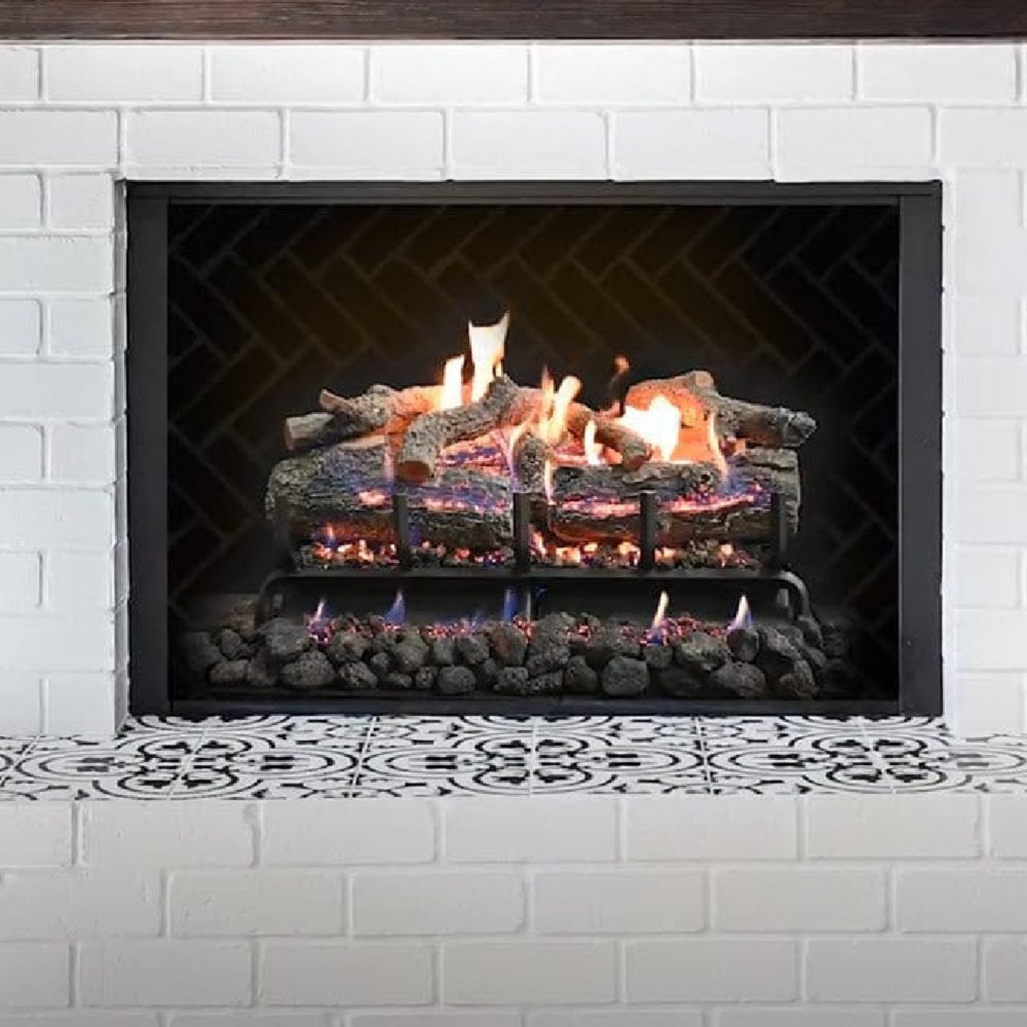 Grand Canyon Glowfire Arizona Weathered Oak Charred Gas Logs