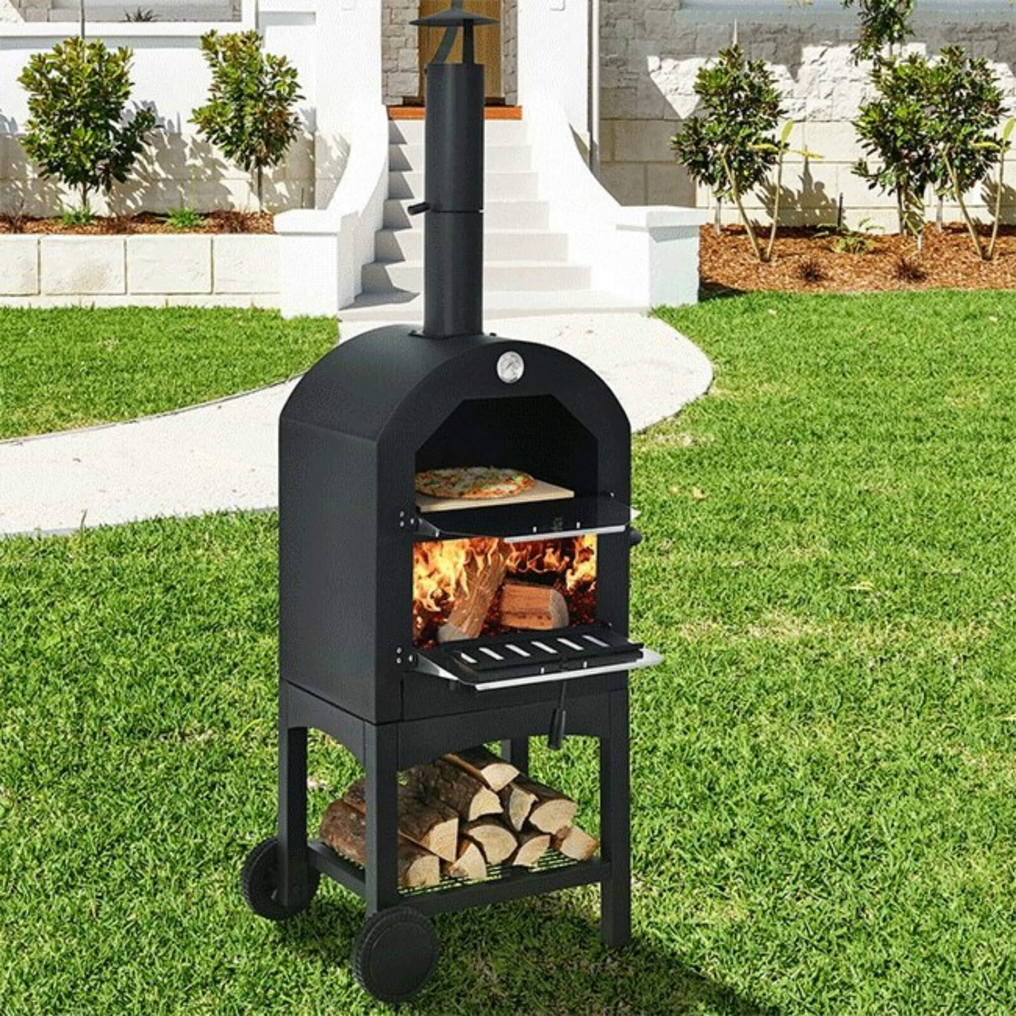 Portable Outdoor Wood Fired Pizza Oven