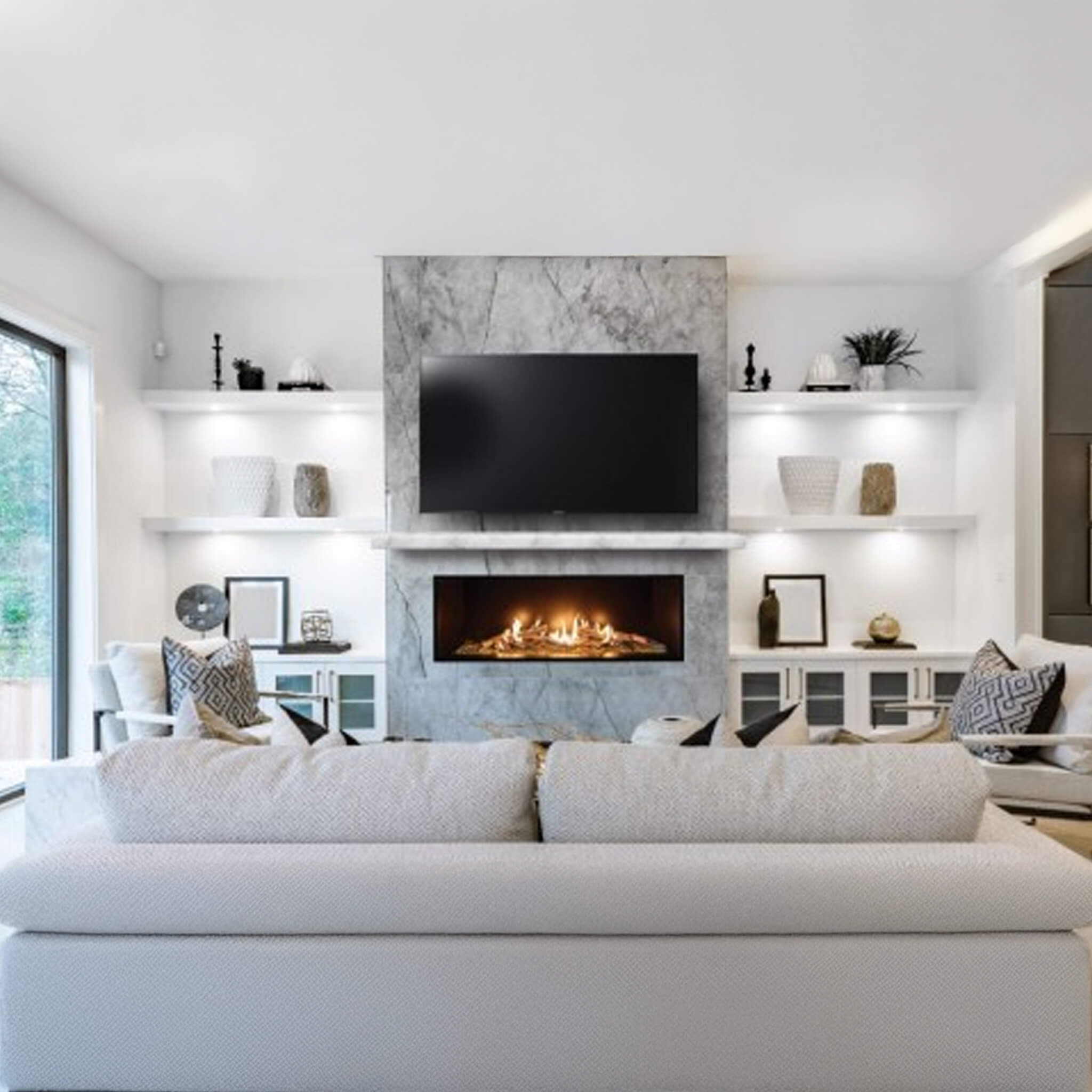 Summit 72-Inch Linear Fireplace
