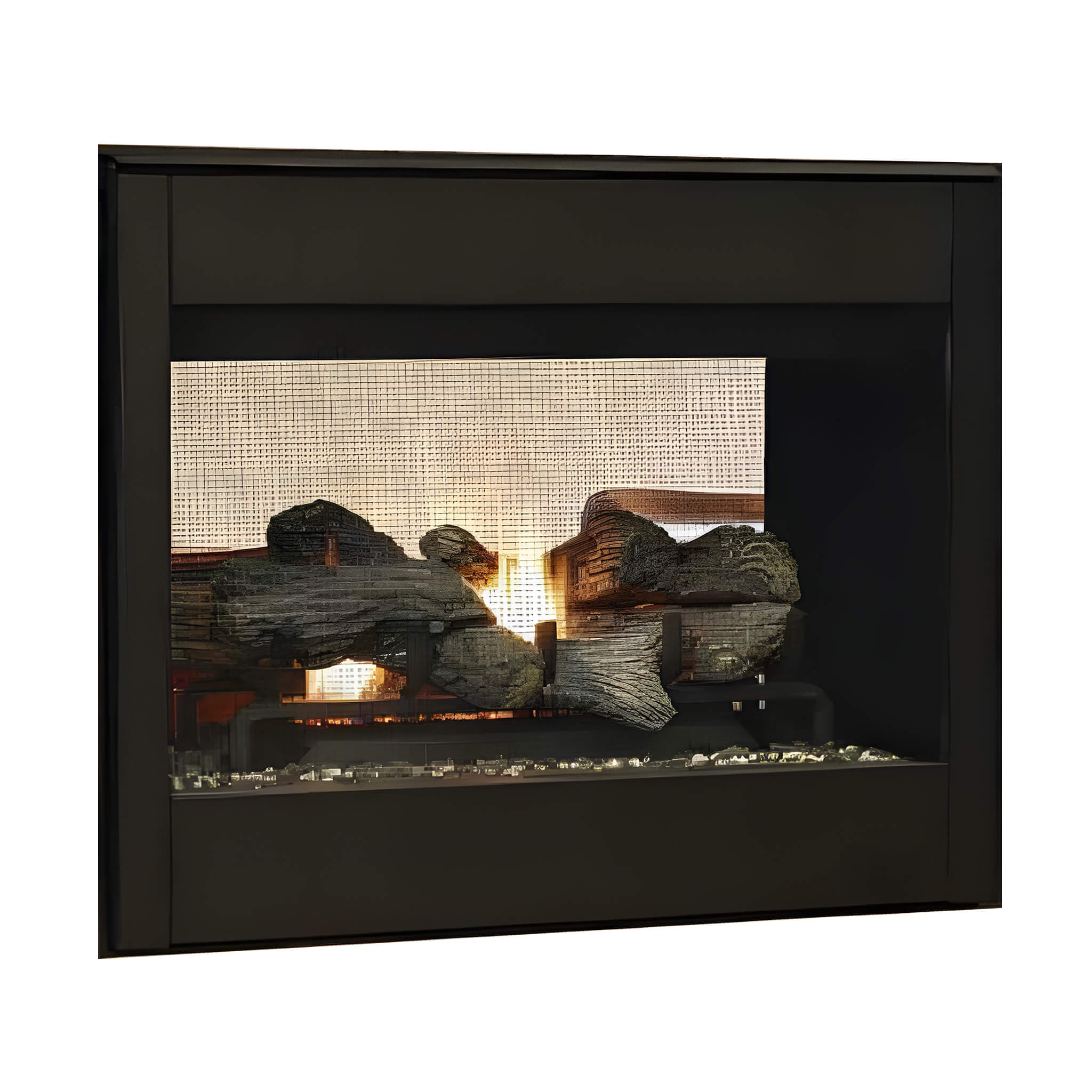 Superior Fireplaces 35-Inch Electronic Ignition Natural Gas Fireplace