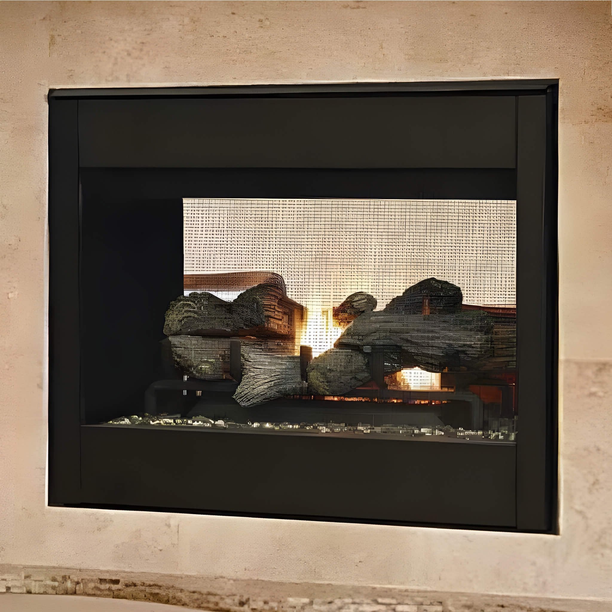 Superior Fireplaces 35-Inch Electronic Ignition Natural Gas Fireplace