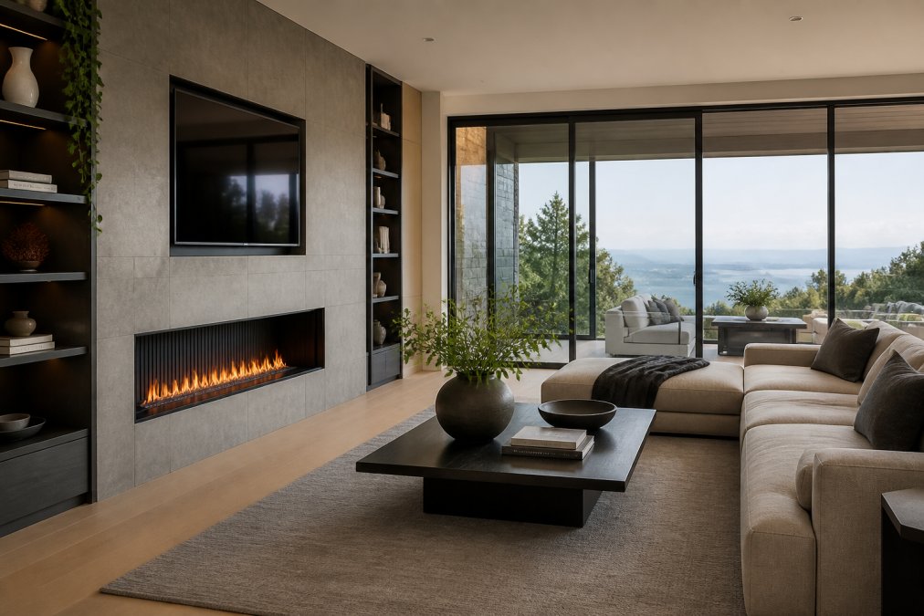 Modern Living Room Fireplace Design Trends for 2026