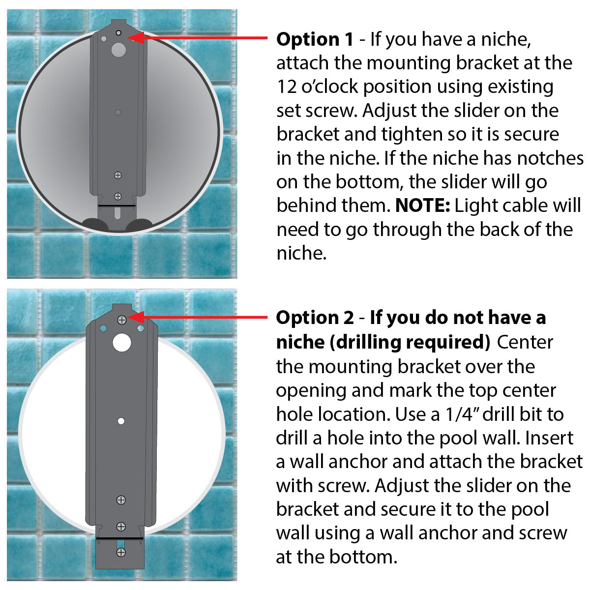Life-Bulb Smart Wall-Mount Color LED Inground Pool Light System
