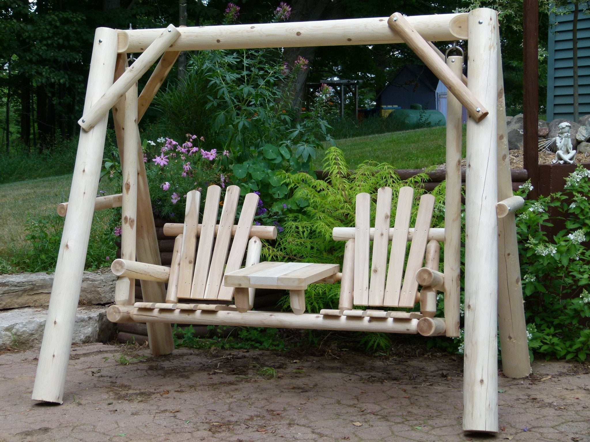 Wooden Swing for Your Garden