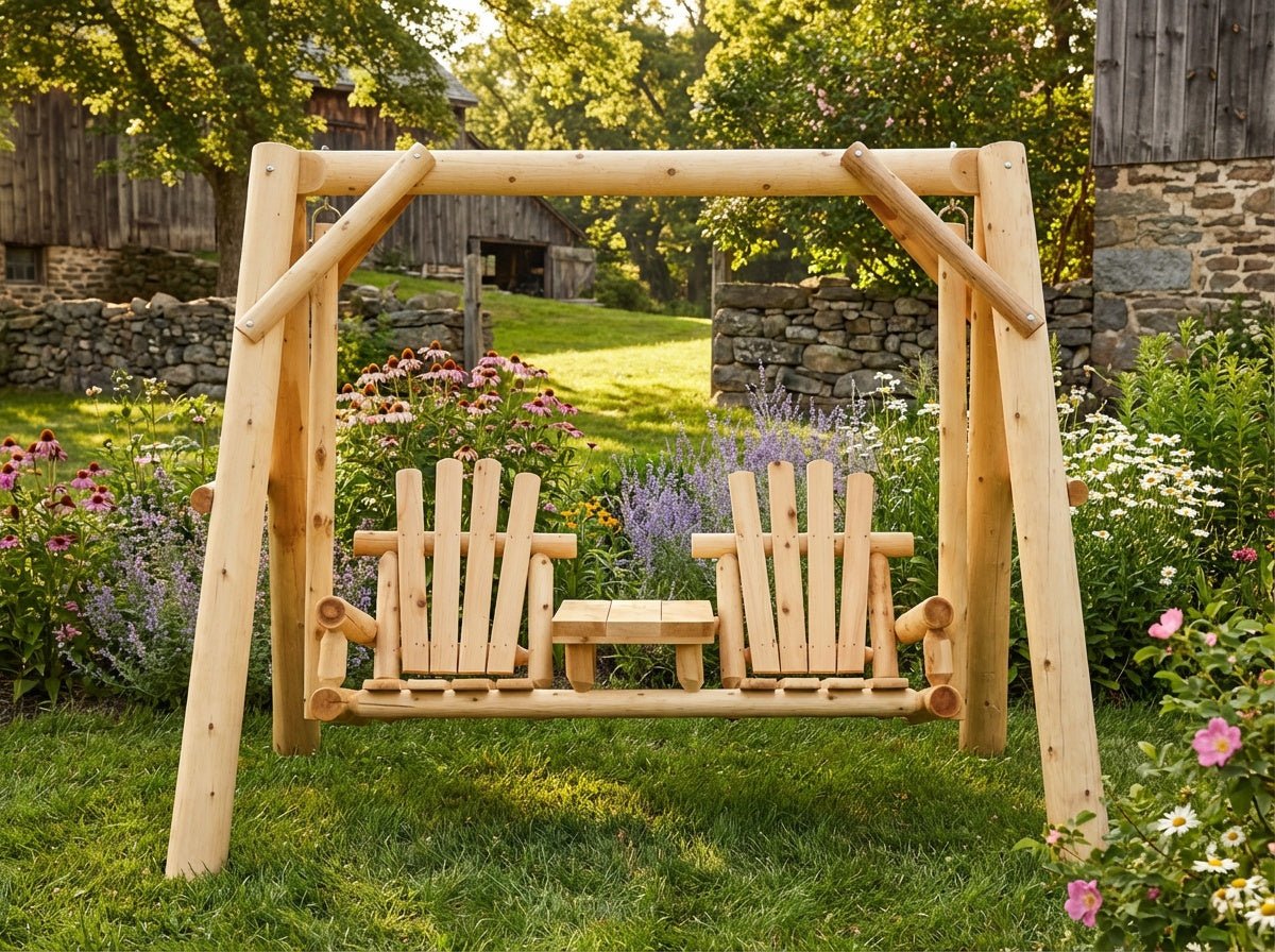 Wooden Swing for Your Garden