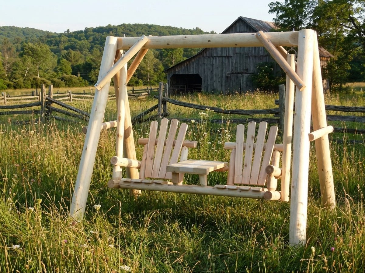 Wooden Swing for Your Garden