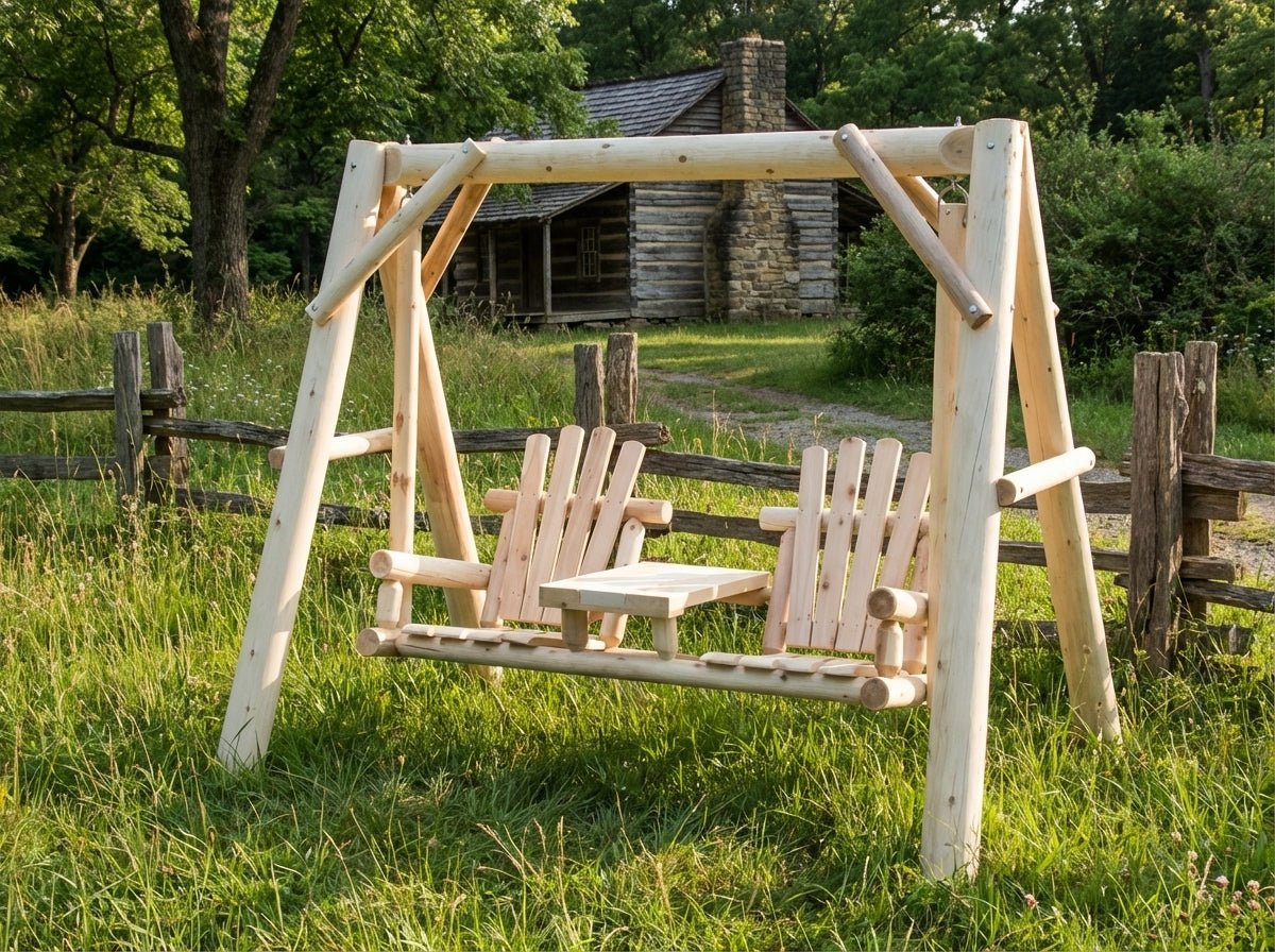 Wooden Swing for Your Garden