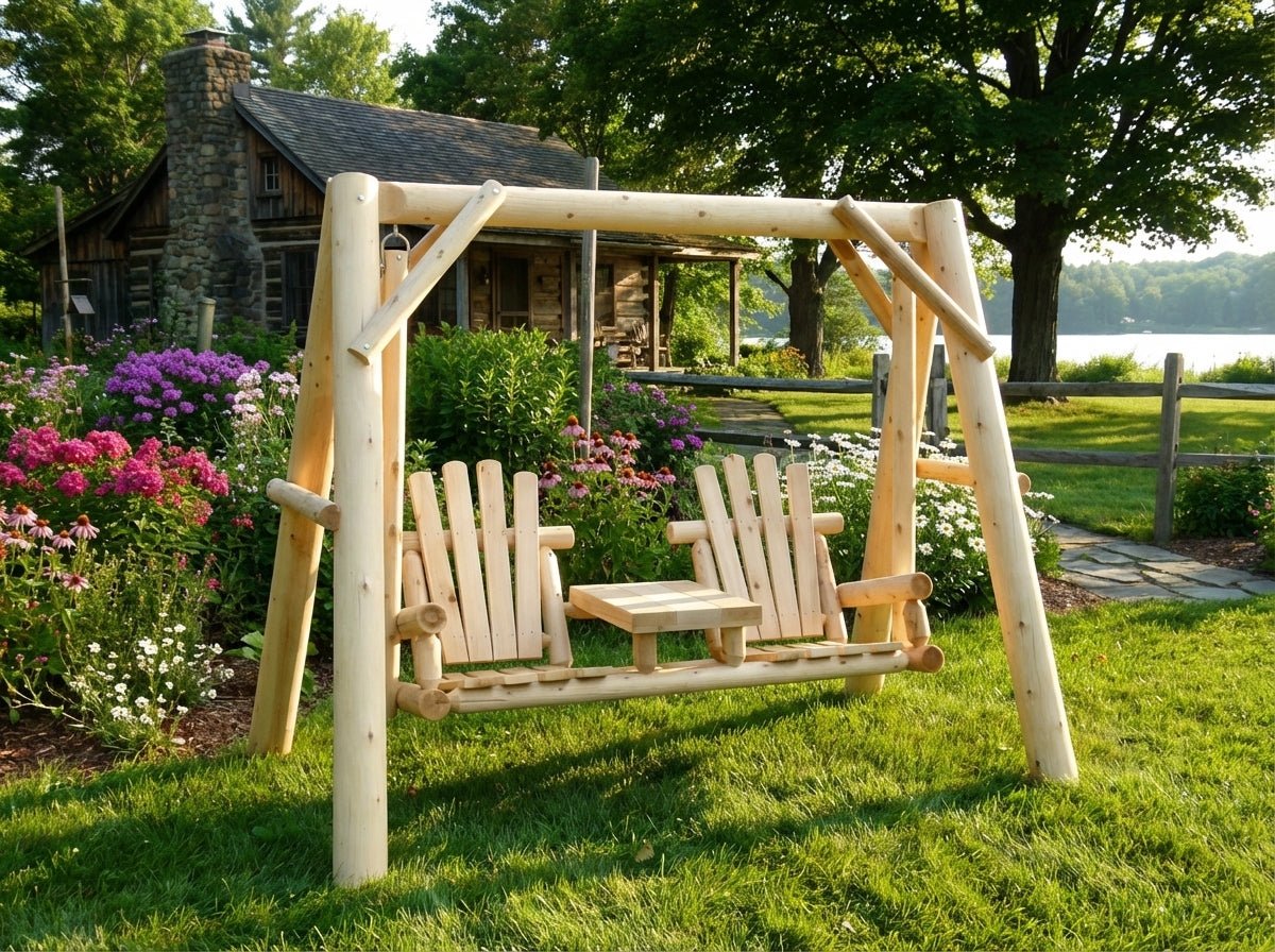 Wooden Swing for Your Garden