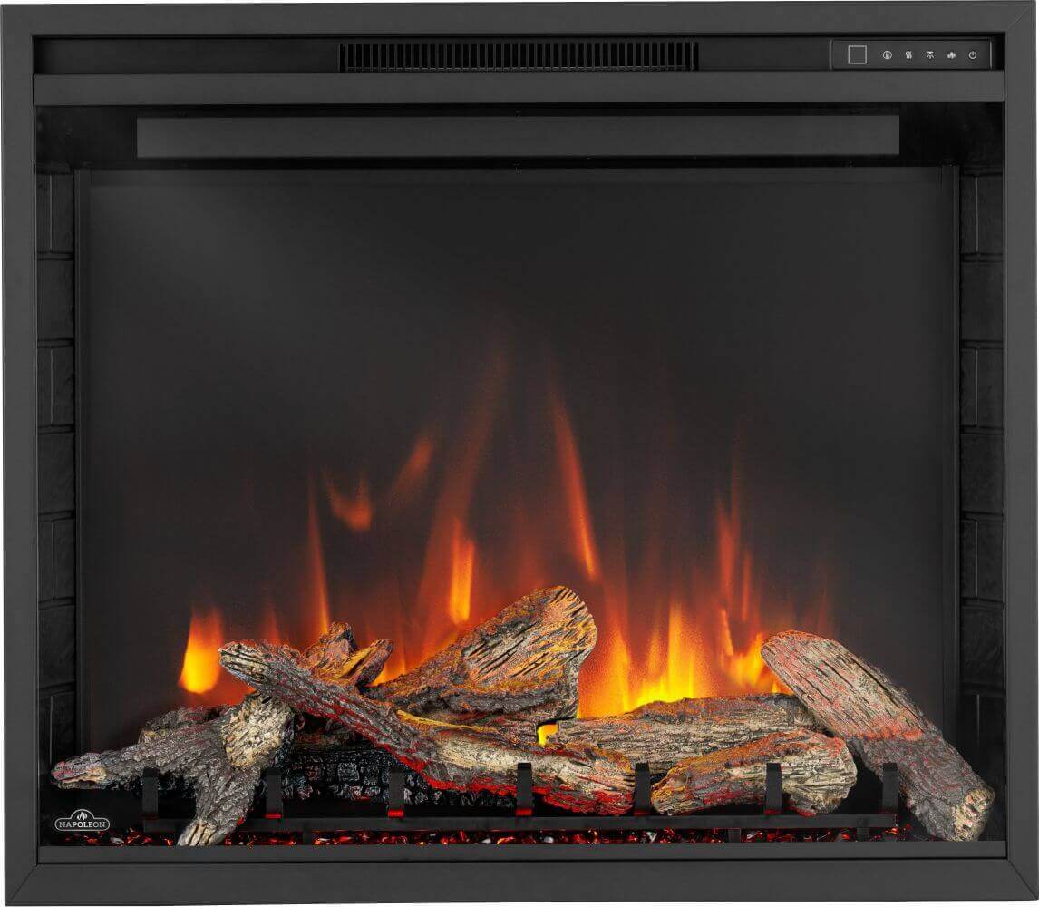 Element 36" electric fireplace with logs 