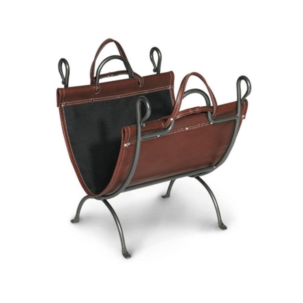 Pilgrim Folding Log Carrier with Suede Leather