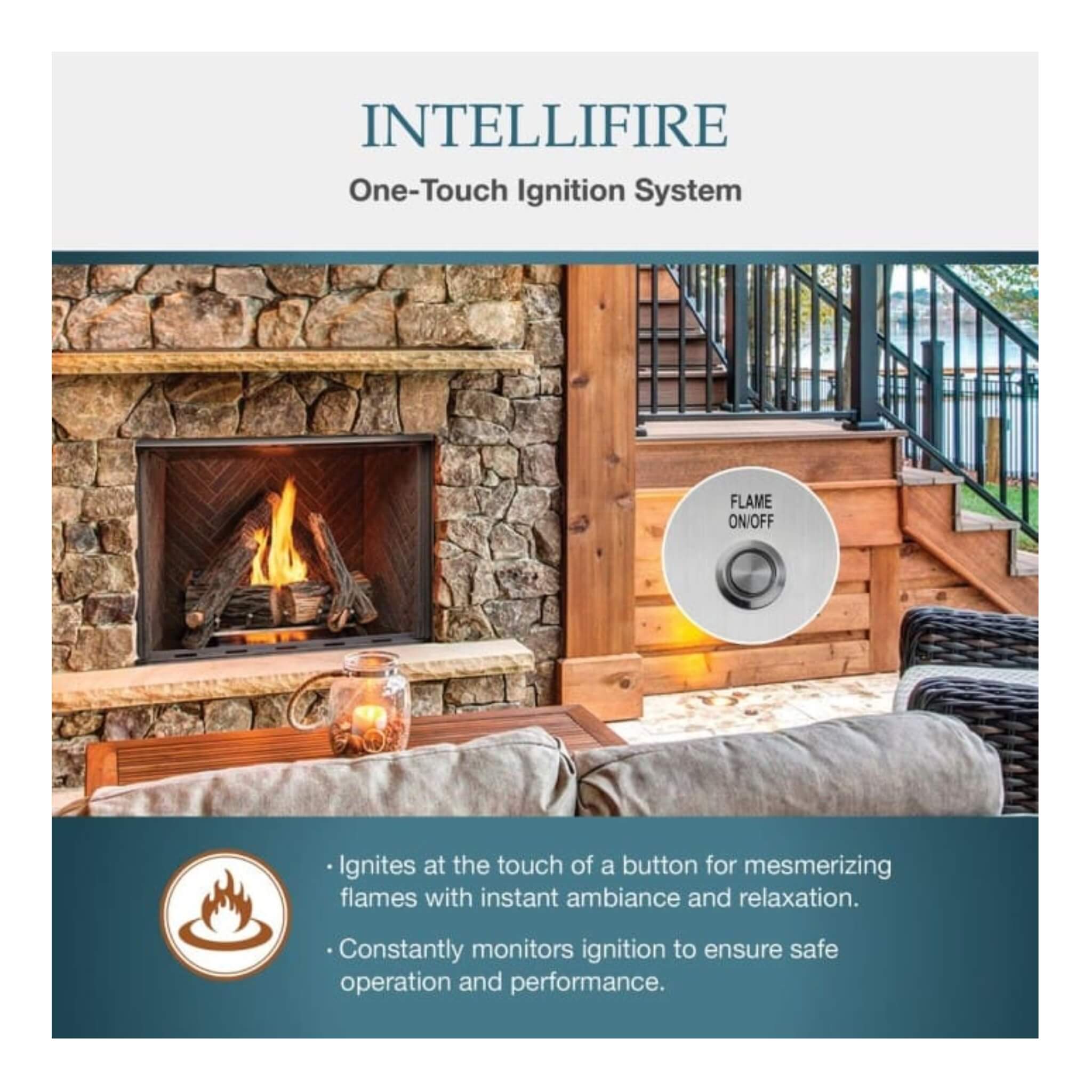 Majestic Courtyard Traditional Outdoor Gas Fireplace