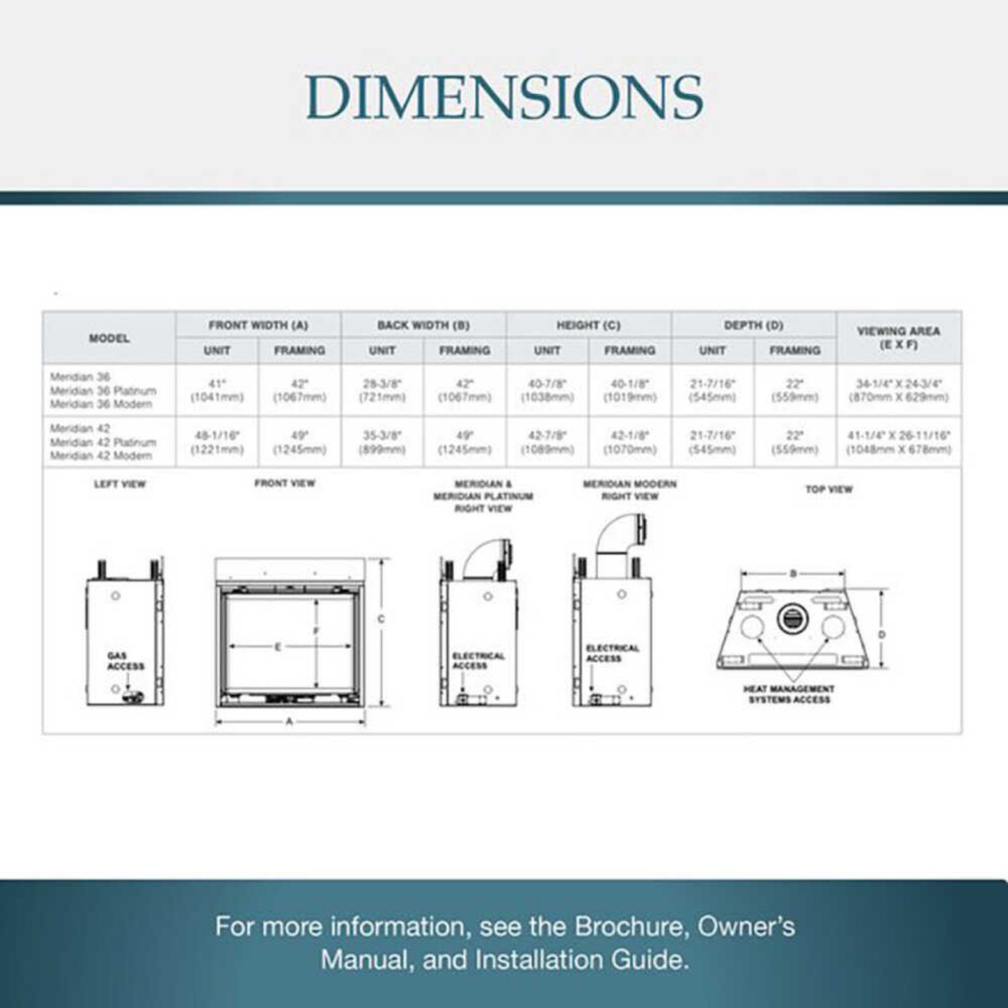 Majestic Meridian  Natural Gas Fireplace