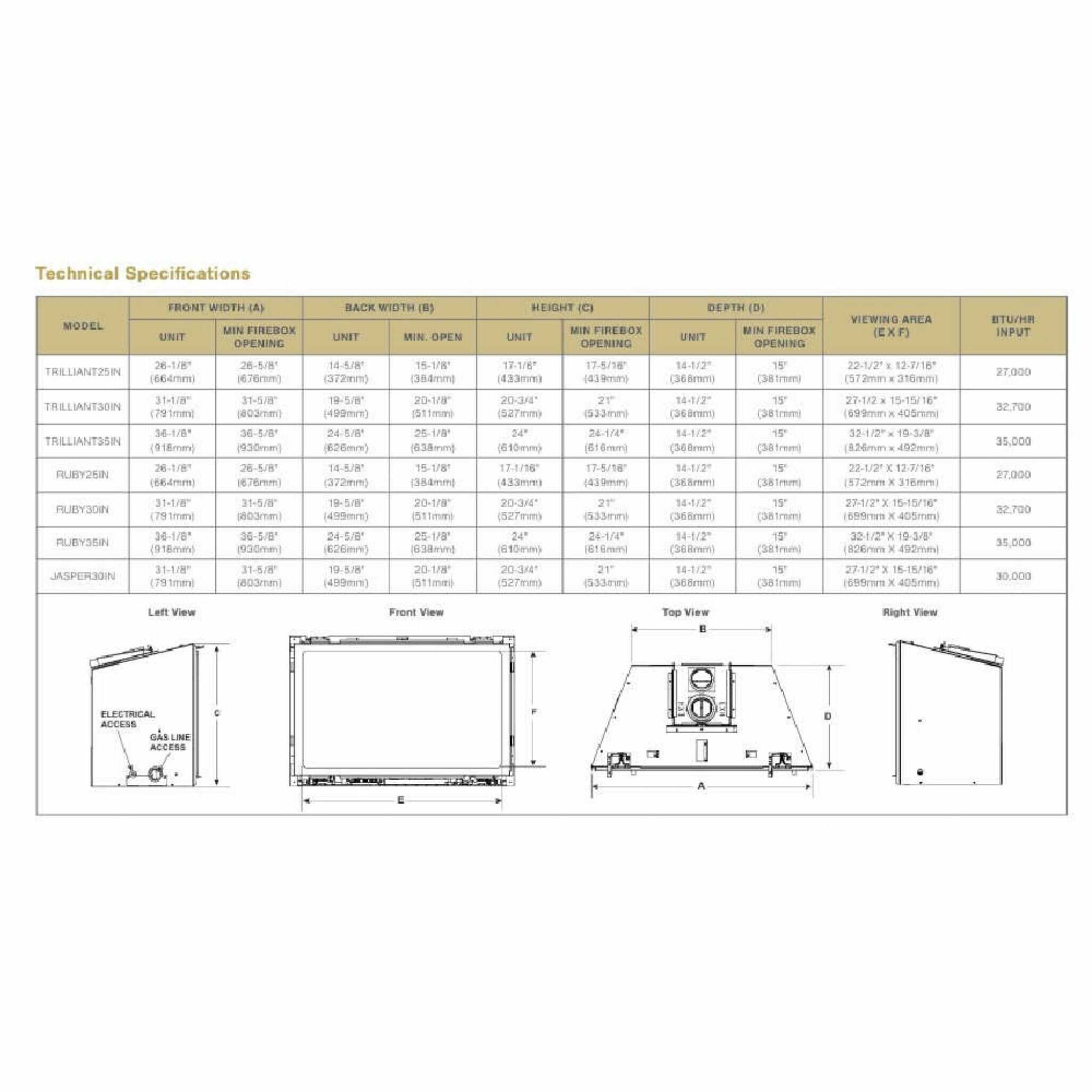 Majestic  Direct Vent Gas Fireplace Insert