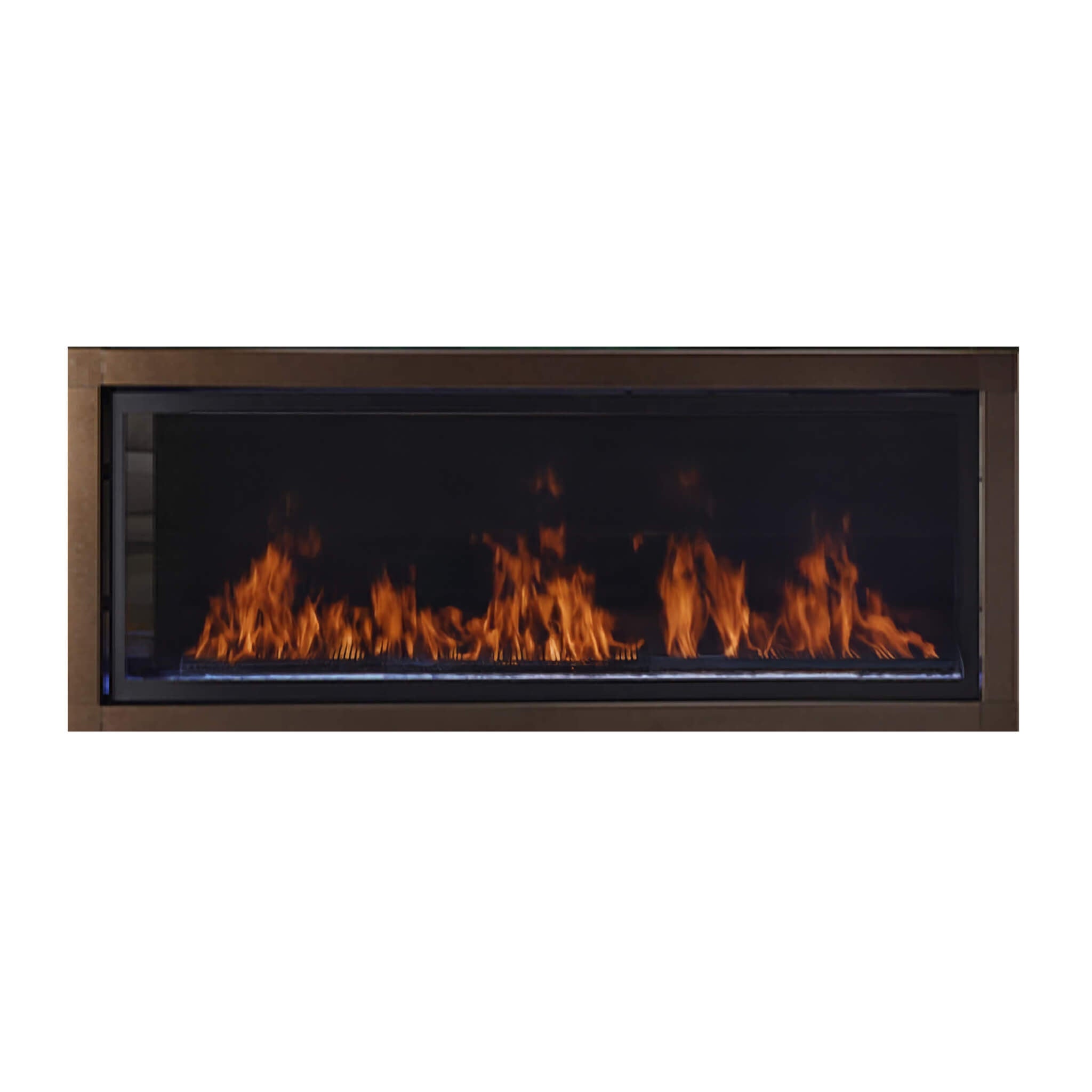 VENTLESS SEE-THROUGH LINEAR GAS FIREPLACE