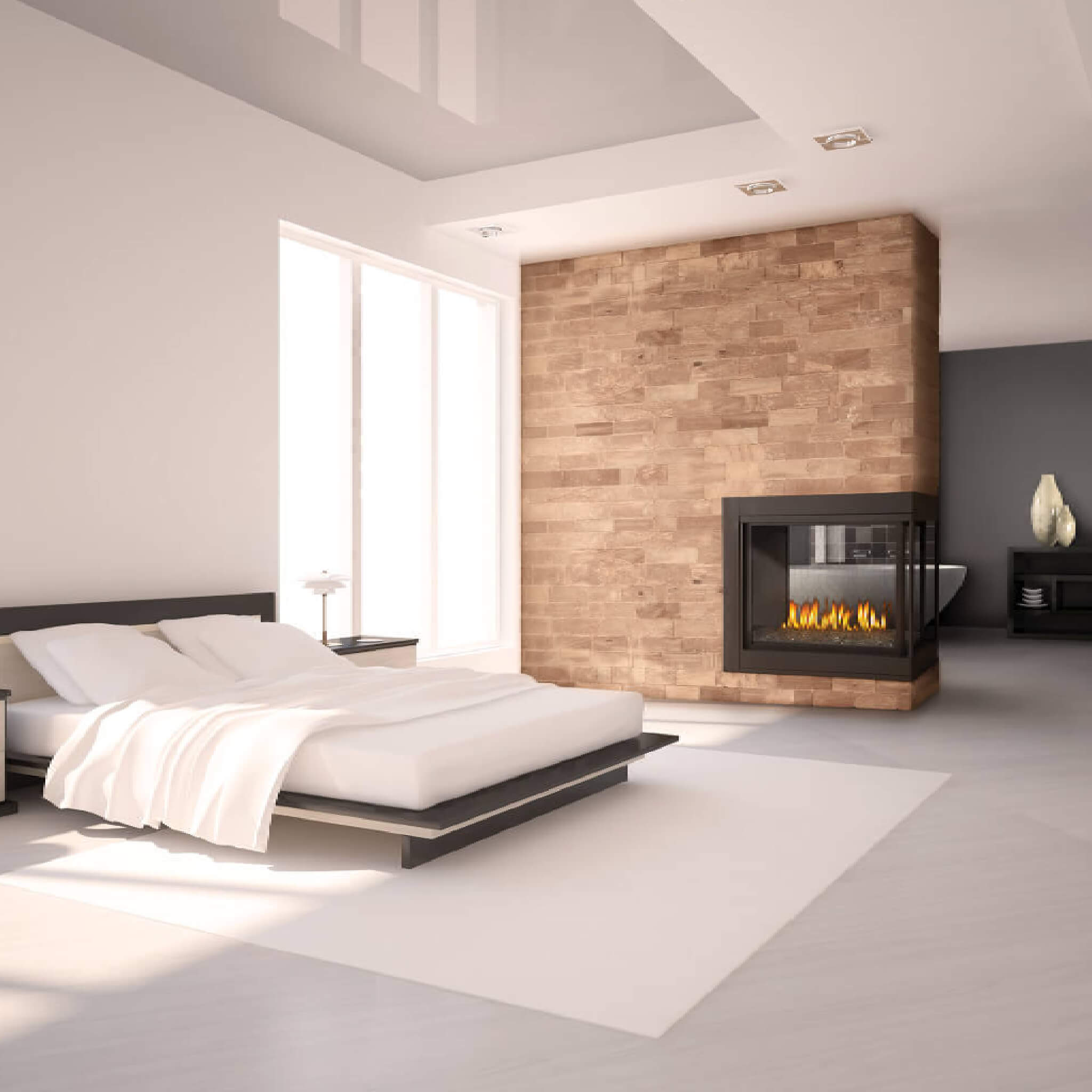 Napoleon Ascent Multi-View 3-Sided  Natural Gas Fireplace