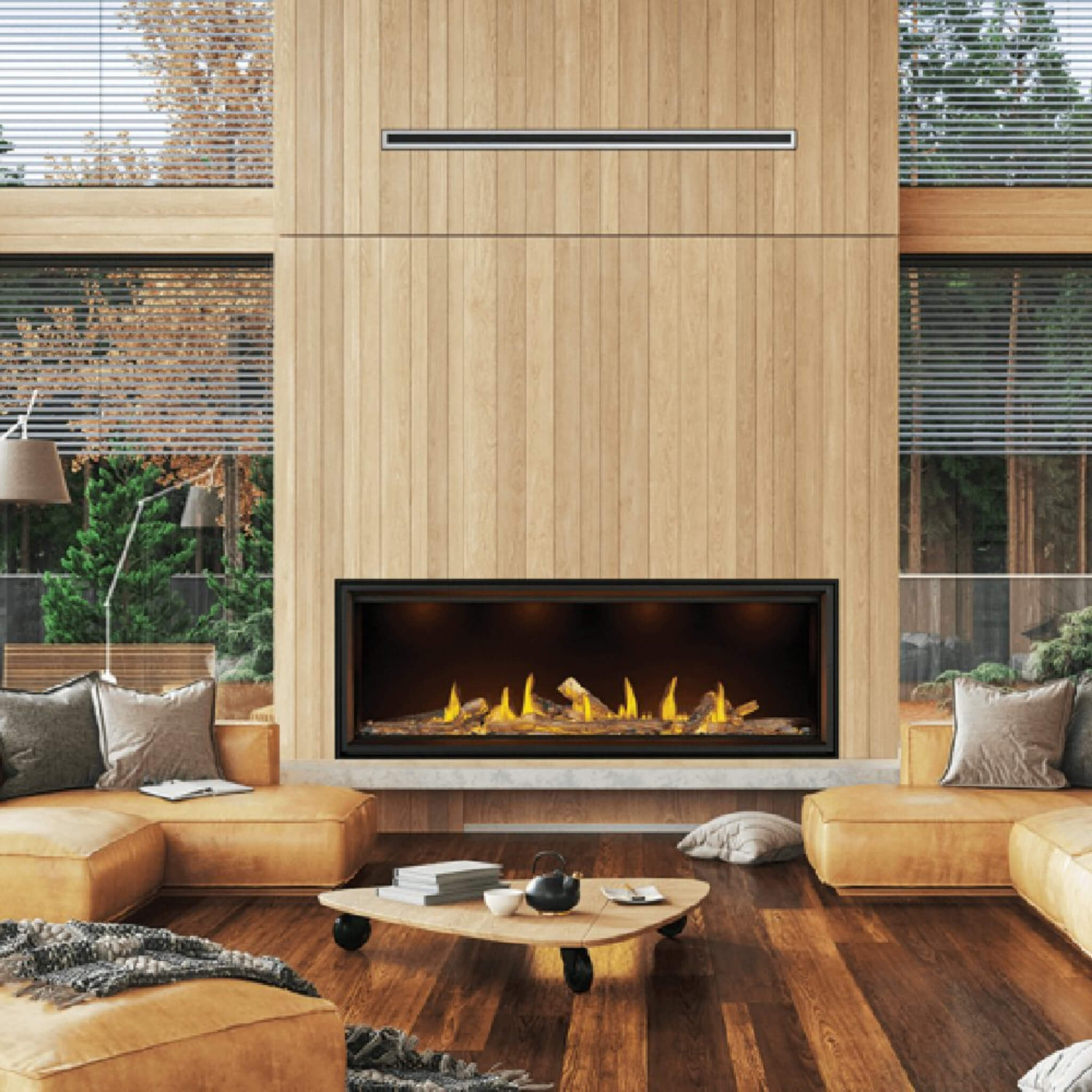 Napoleon Tall Linear Natural Gas Fireplace