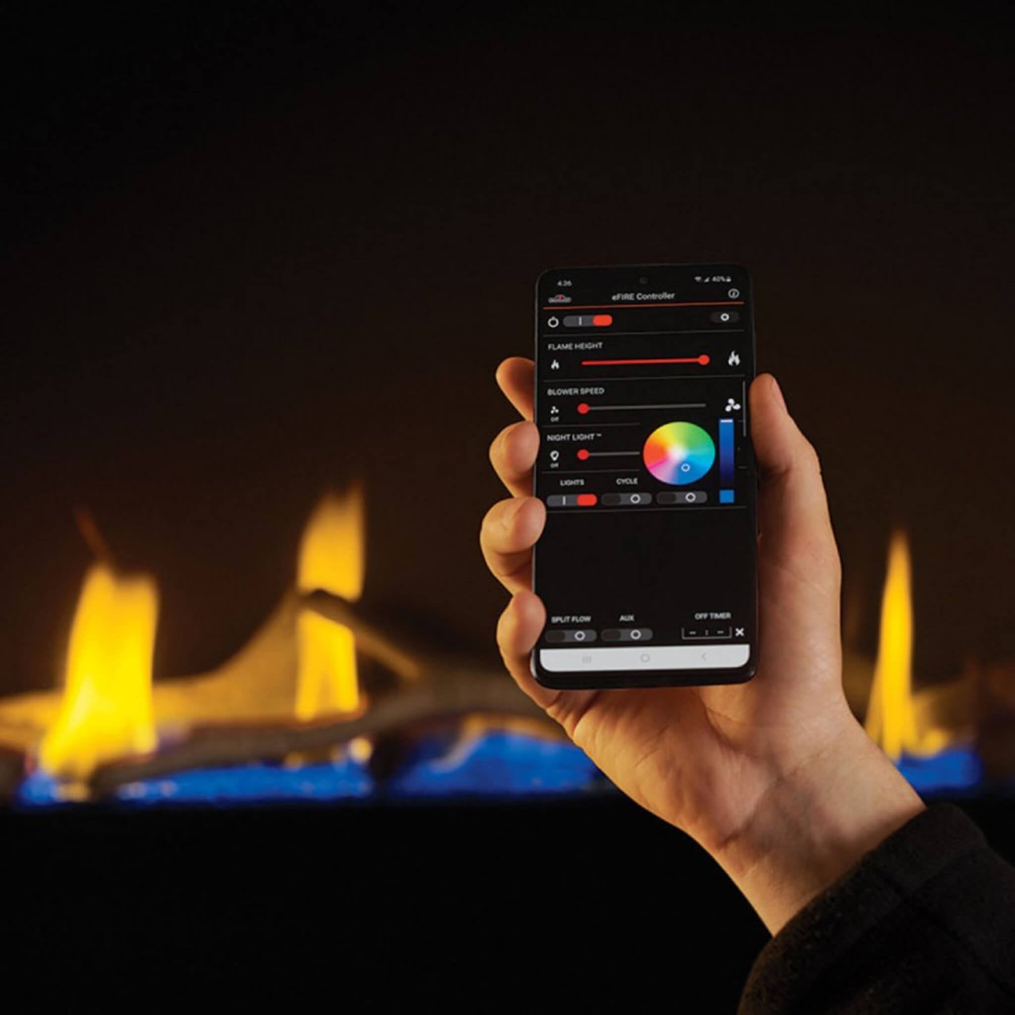 Napoleon Tall Linear Natural Gas Fireplace