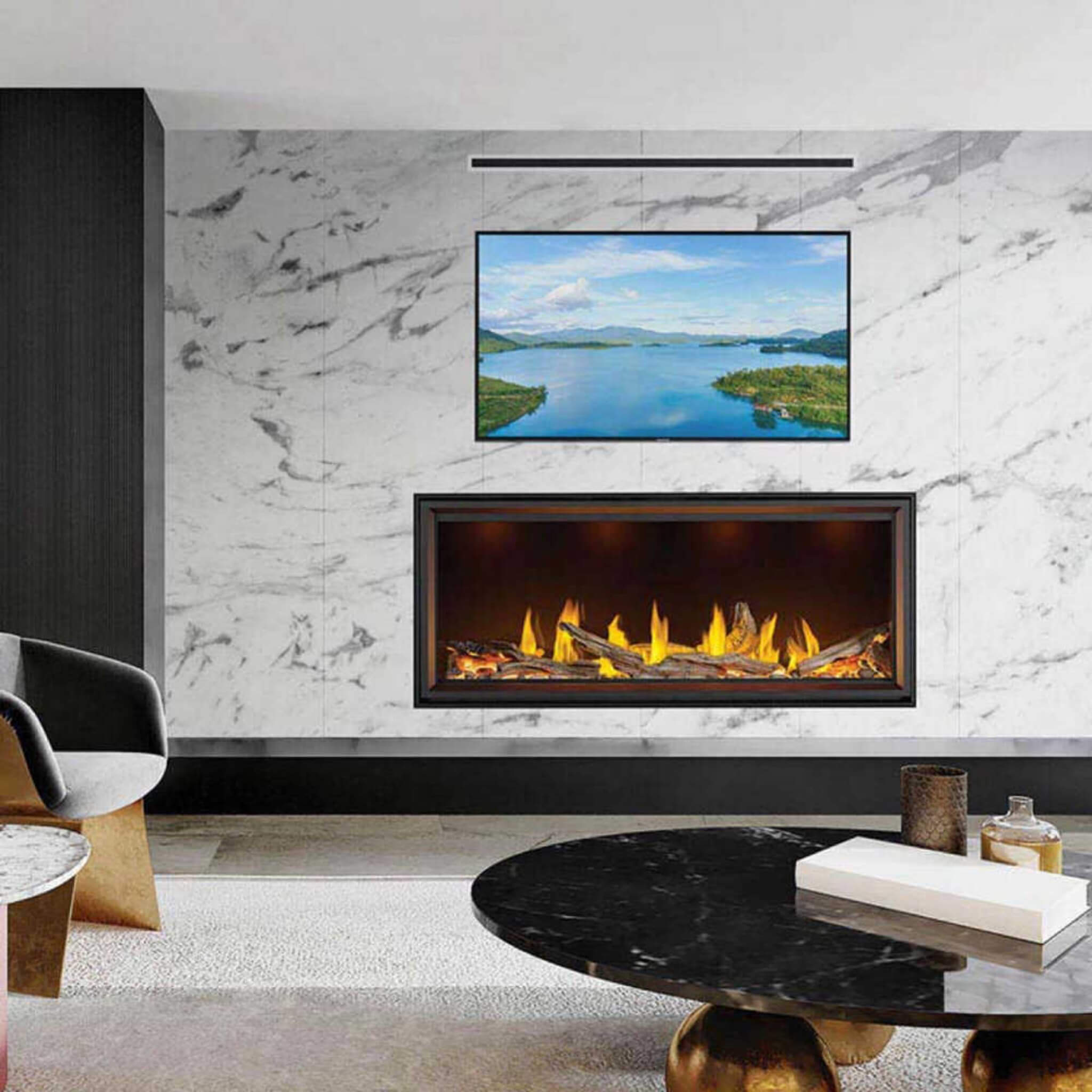 Napoleon Tall Linear Natural Gas Fireplace