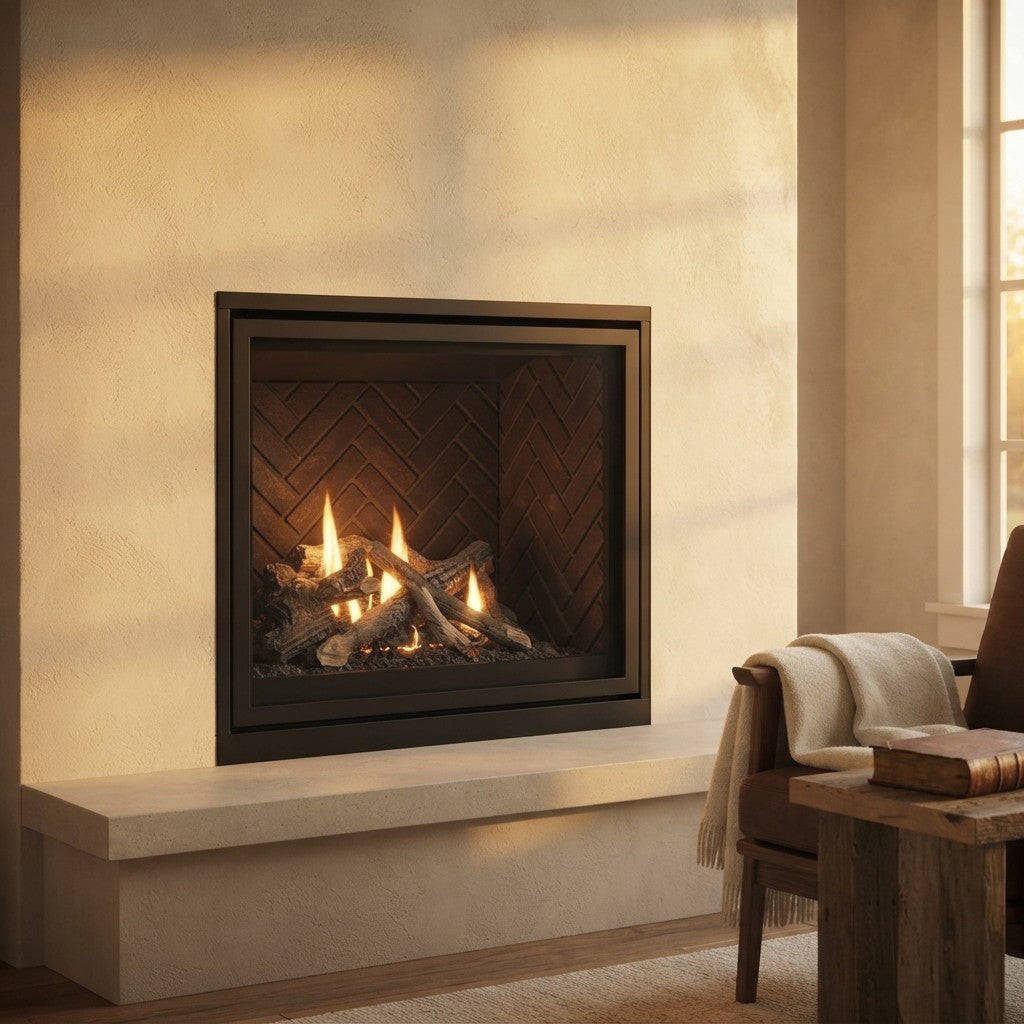 Madison Clean Face Deluxe 36" Gas Fireplace