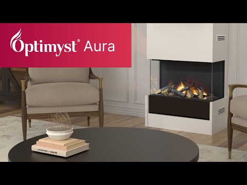 Video of vapor Flame in fireplace