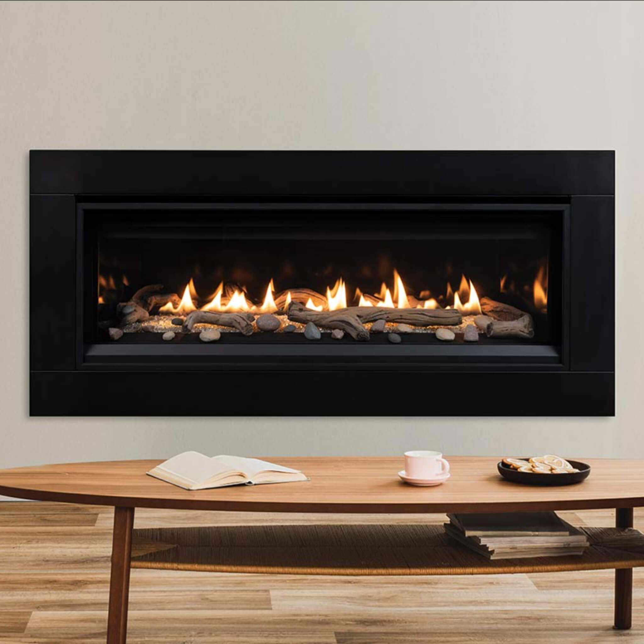 Superior Fireplaces 55-Inch Linear Gas