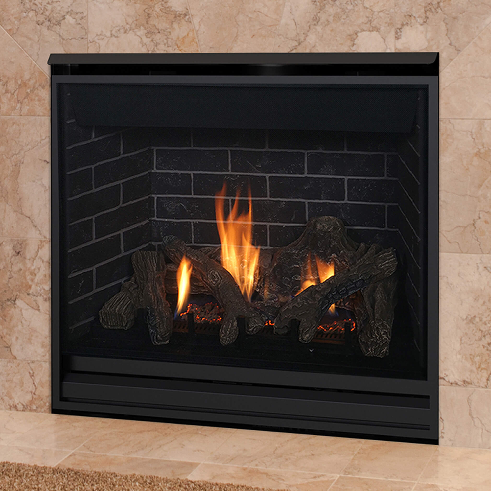 Superior Fireplaces  Traditional Direct Vent Natural Gas Fireplace