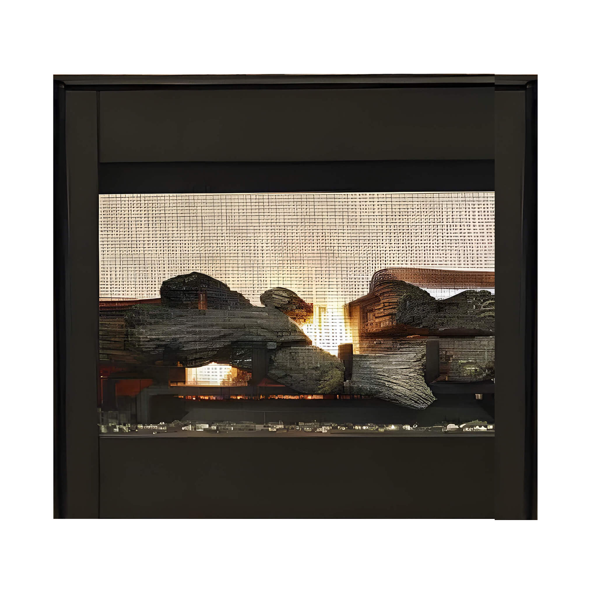 Superior Fireplaces 35-Inch Electronic Ignition Natural Gas Fireplace