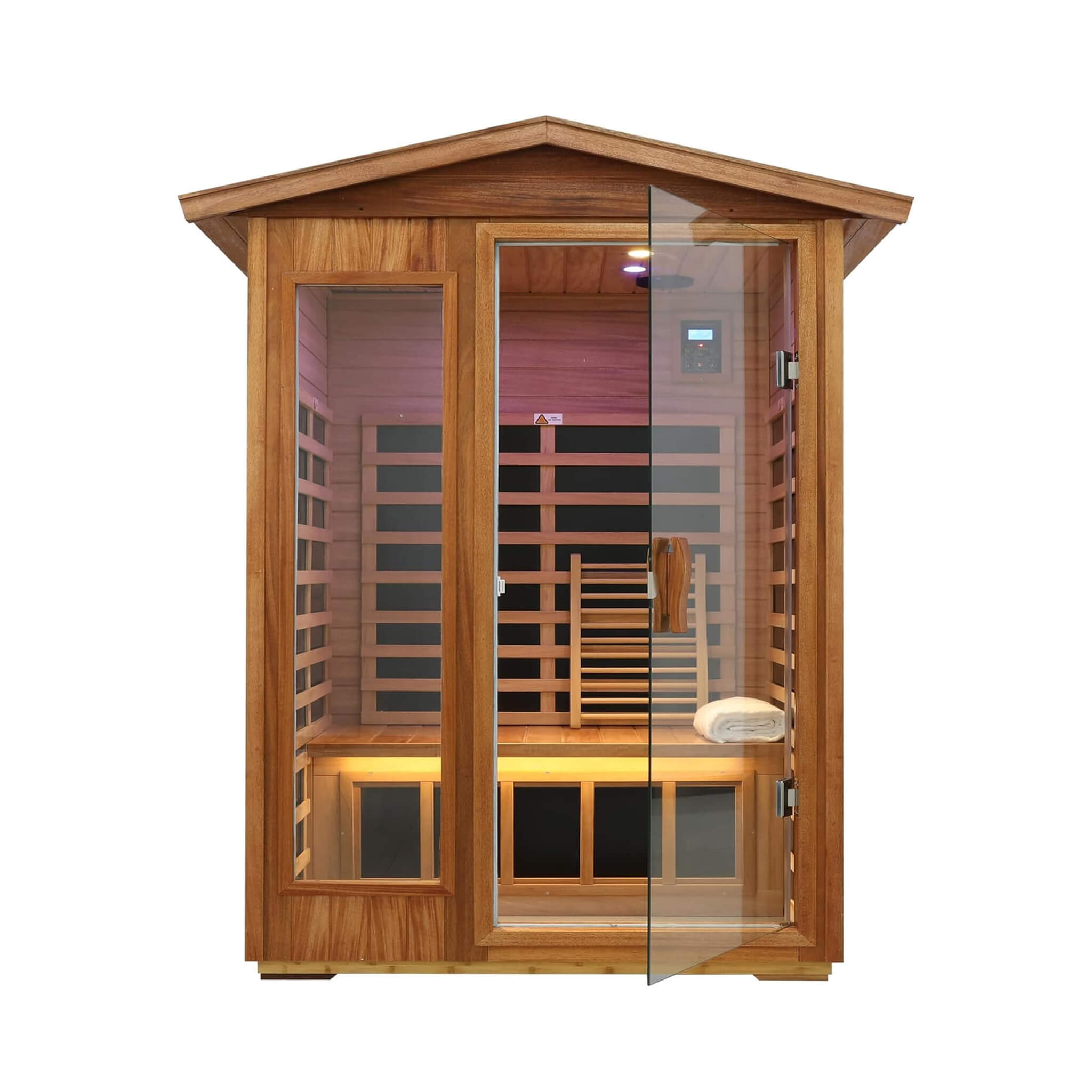 Mahogany Outdoor Infrared Sauna