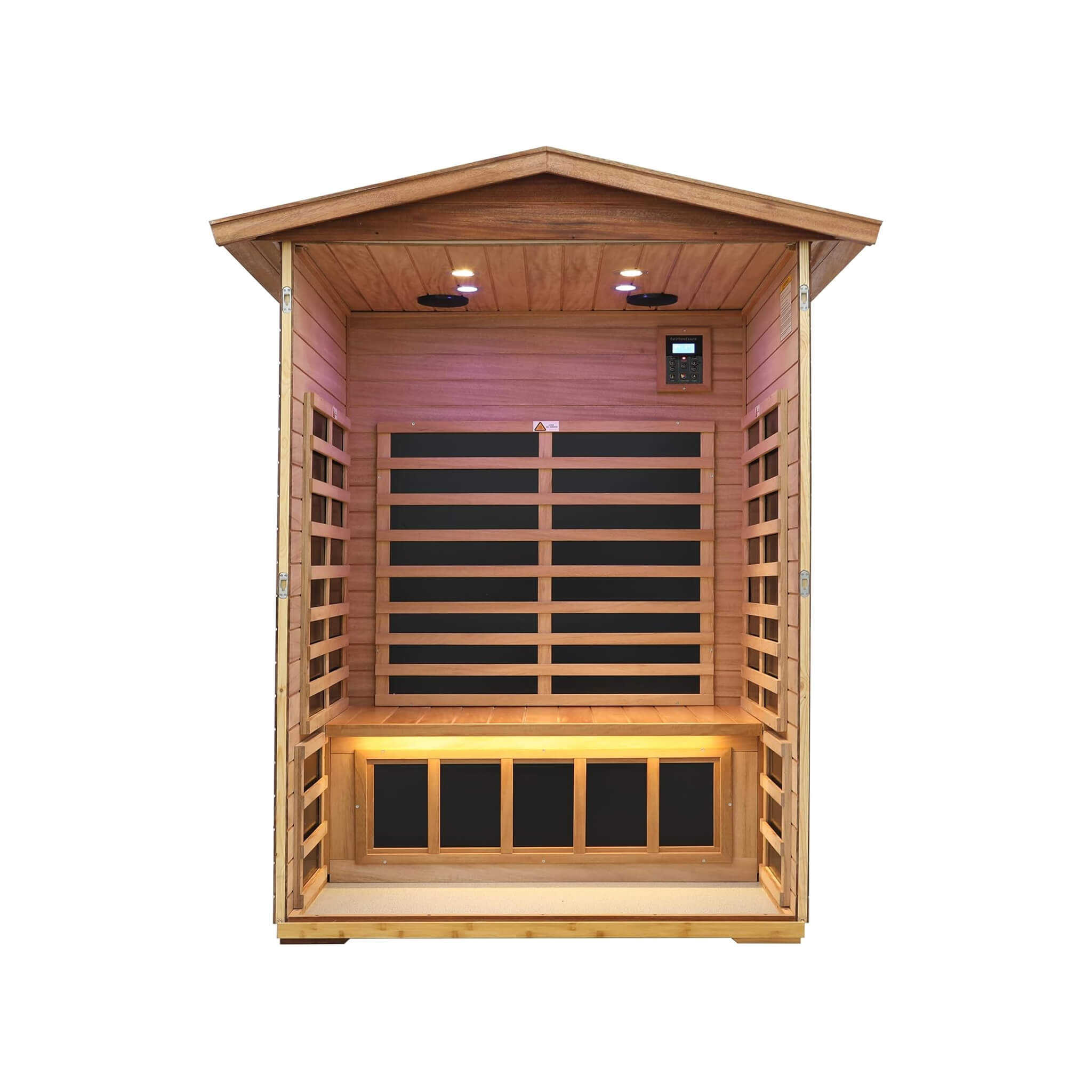Mahogany Outdoor Infrared Sauna